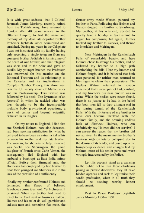 Times extract